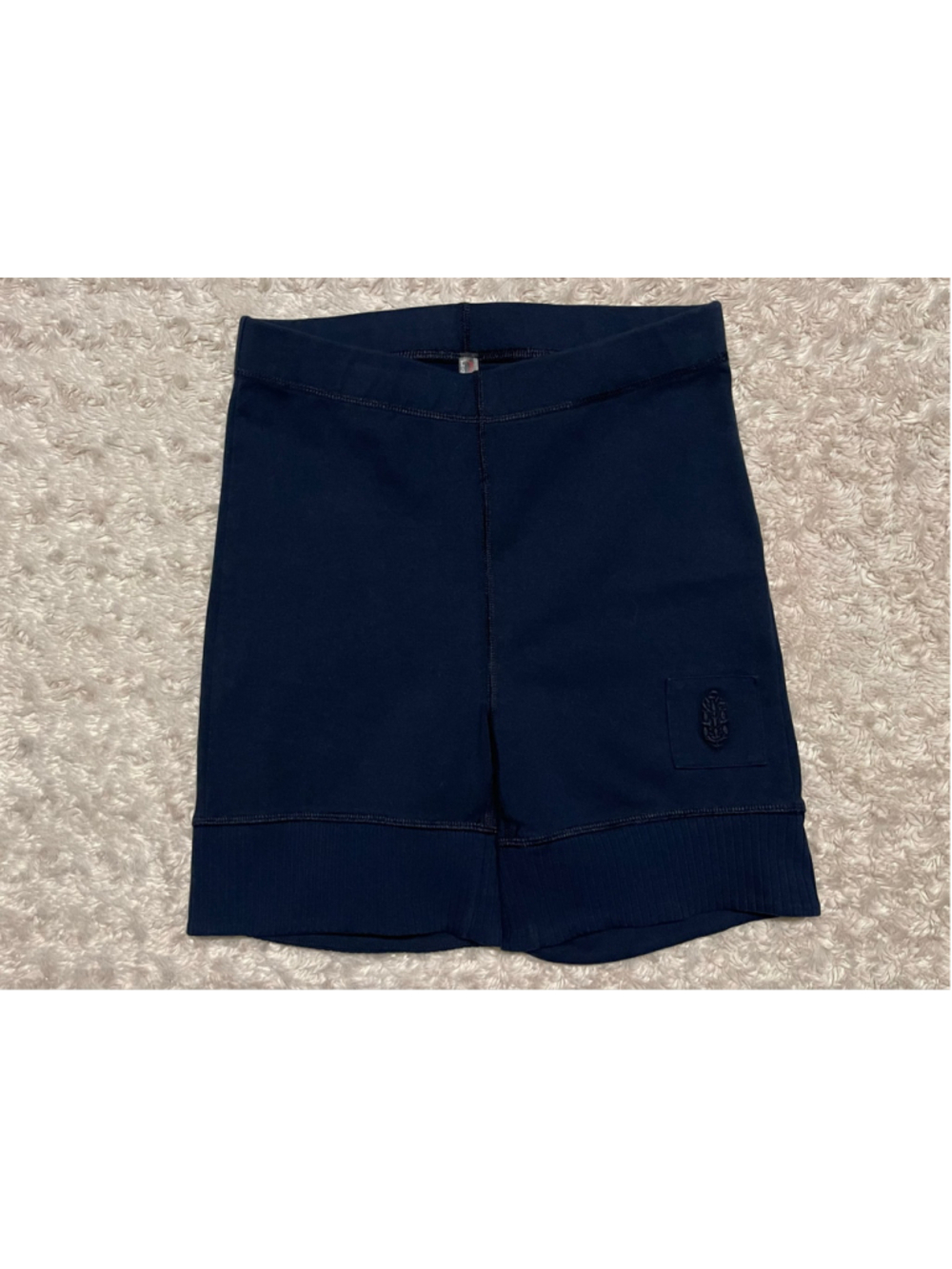 Free People Movement Women’s Victory Bike Shorts, Size Small, Navy, EUC